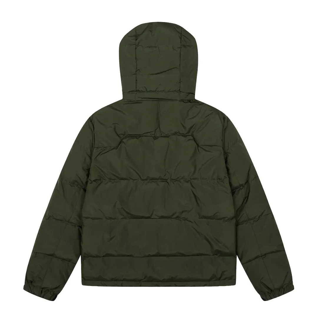P720 Top quality" Style number: 9003# [Ralph Lauren winter basic classic embroidered men's and women's couple's same style hooded down jacket] ✅Ralph Lauren American retro chest zipper high version top-fill winter down jacket ✅100% high-quality white duck down, high version top-fill capacity ✅Double-layer inner velvet to strictly prevent velvet running ✅Built-in adjustable drawstring, windproof and coldproof, considerate and in place ✅Original version The maximum size can be worn up to 200 pounds. Loose and comfortable, no pressure. ✅Same style for male and female couples. Recommended OOTD outfits in winter~ Size: S-XL Color: Black, milky white, khaki, navy blue, military green